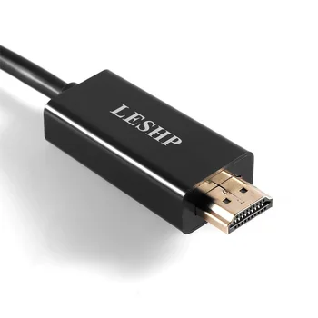 LESHP 4K DP HDMI Kabelis Vyrų Vyrų Jungtis Display Port Adapteris, 1.8 Metrų už 