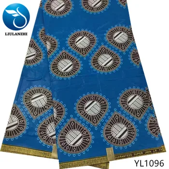 LIULANZHI afrikos vaškas audiniai: Medvilnės vaškas spausdinama medžiaga 2018 Specialus pasiūlymas ankara nekilnojamojo vaškas moterų suknelė YL1084-YL1108