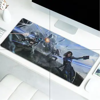MaiYaCa Juokinga Mass Effect Komfortą Pelės Kilimėlį Žaidimų Kilimėlis Didelis Žaidimų Lockedge Pelės Kilimėlis Klaviatūros Mygtukai