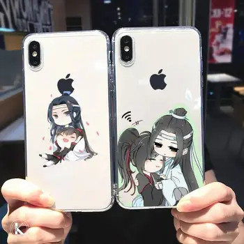Mo Dao Shi Zu Kinijos anime, Telefono dėklas Skaidri minkšta iphone 5 5s 5c se 6 6s 7 8 11 12 plus x mini xs xr pro max