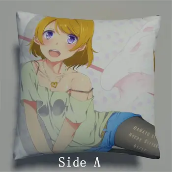 Nauja Meilė Gyvena Koizumi Hanayo Anime dviejų šoninių pagalvių Užvalkalai Hugging Pagalvę Pagalvėlė Padengti Otaku Dovana Cosplay 405