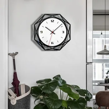 Paprasta Juoda Modernus Sieninis Laikrodis Kambarį Namų Dekoro Priedai Tylus, Skaidrus Akrilo Laikrodis Sieninis Laikrodis Modernus Dizainas