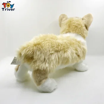 Pliušinis Welsh Corgi Pembroke Šuns Žaislas Triver Iškamša Lėlės Šuniukas Vaikams, Kūdikio Gimtadienio Dovana Metu Namų Parduotuvė Apdailos Amatų
