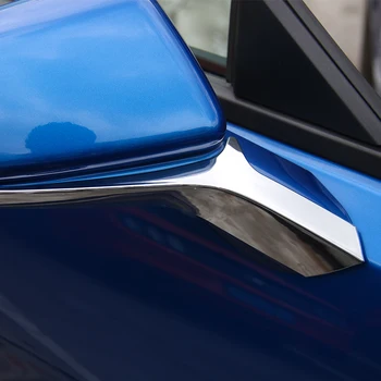 Sansour ABS Automobilių Šildomi galinio vaizdo Veidrodėliai Bazės Pjedestalo Apdaila Padengti Apdailos Lipdukai 