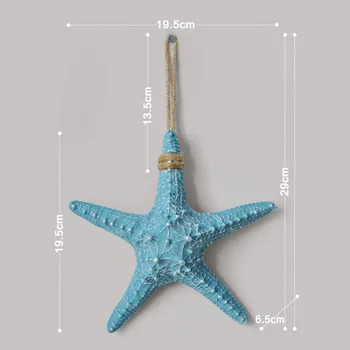 Vandenyno tema sienos kabo dekoratyvinis žvaigždė Viduržemio jūros Povandeninis Pasaulis viešbutis fone papuošalai modeliavimas dervos amatai