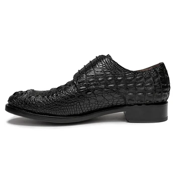 Weitasi naują atvykimo krokodilo oda vyrų batų Grynas vadovo priėmimo vyrų verslo laisvalaikio Vyrų batai nekilnojamojo odos vienintelis