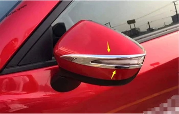 Yimaautotrims Pusės Viršutinį galinio vaizdo Veidrodžio Juostelės Apsaugos Dangtelio Apdaila Tinka Mazda CX-3 CX3. 2016 M. 2017 m. 2018 m. 2019 M. ABS Su Šviesos